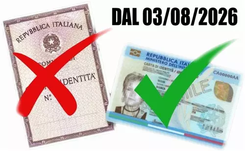 Scadenza delle carte didentità rilasciate su modello cartaceo